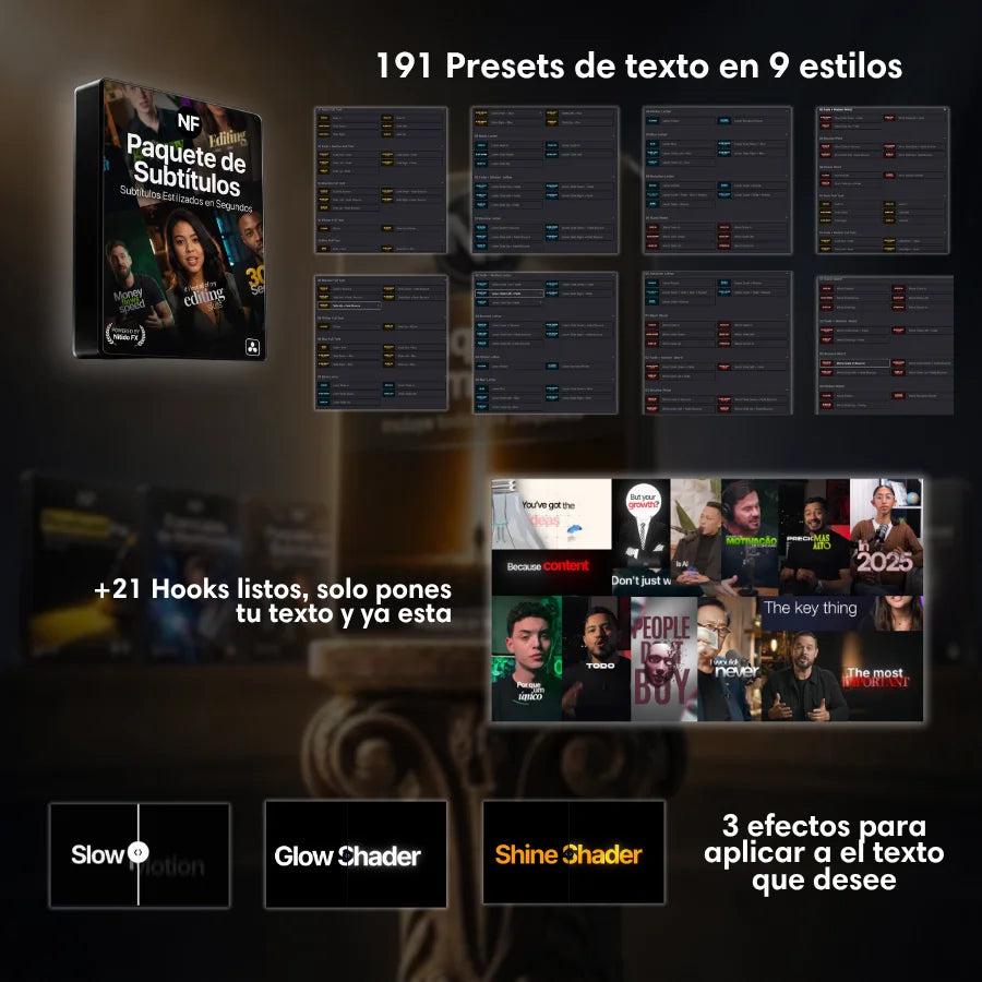 Pack completo de edición