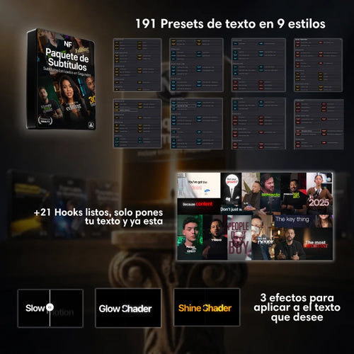Pack completo de edición