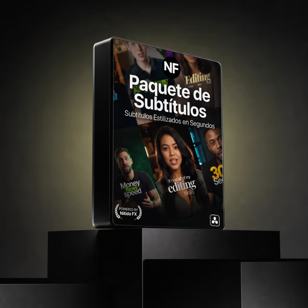 No vuelvas a crear subtítulos desde cero.